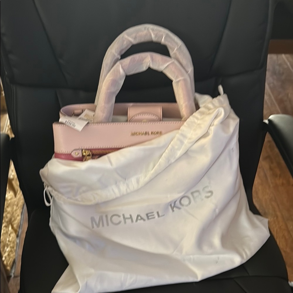 Michael Kors Pink Satchel Bag